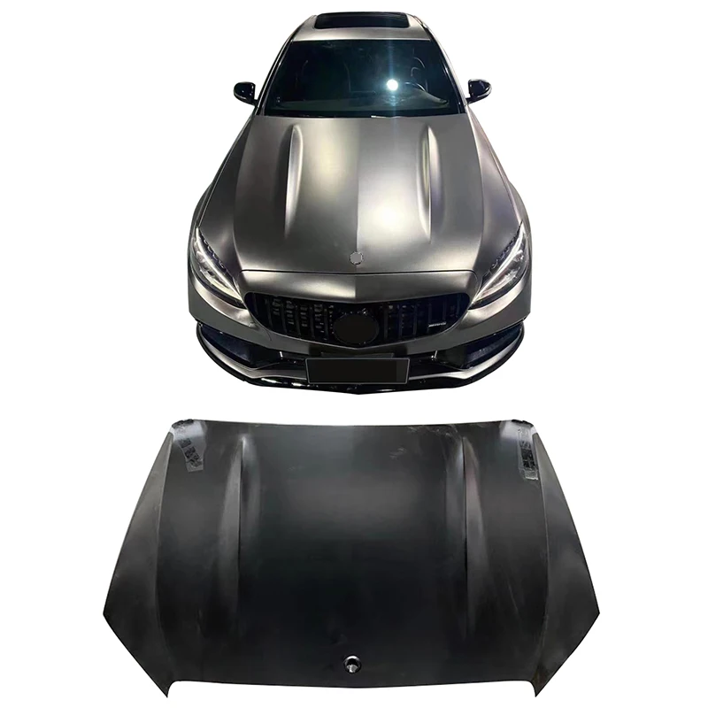 

Good Quality Auto Parts C-Class W205 C63 Body Kit C63 AMG Hood for Mercedes C63 AMG Hood 2015-2021
