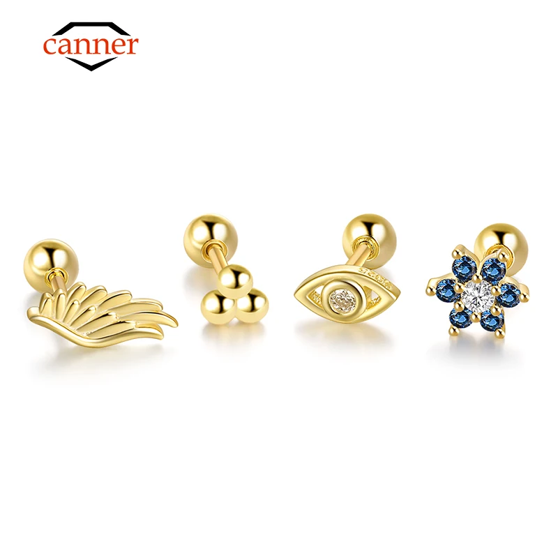 

Женские серьги-гвоздики из серебра 925 пробы, 1 шт.