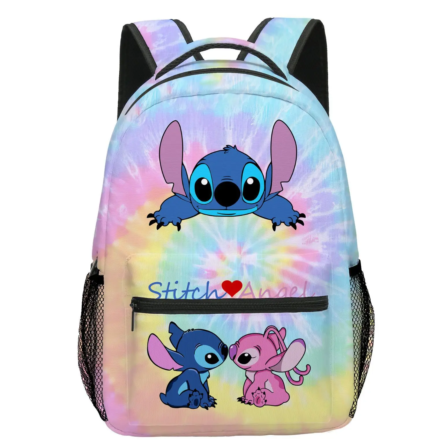 Disney Lilo And Stitch Mini Preschool Backpack For Kids ~ 2 Pc Bundle With  11 Stitch School and Stickers For Boys And Girls | Stitch School Supplies