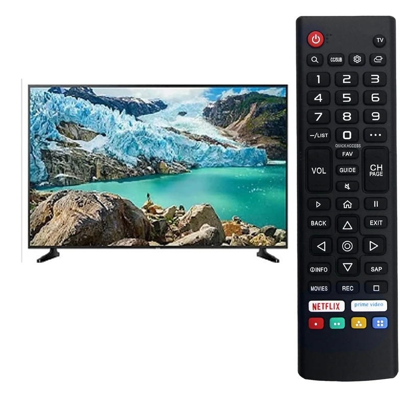 АКБ 76037002 Замена пульта дистанционного управления для RCA 4K UHD Smart Webos TV RWOSU6547 RWOSU5549