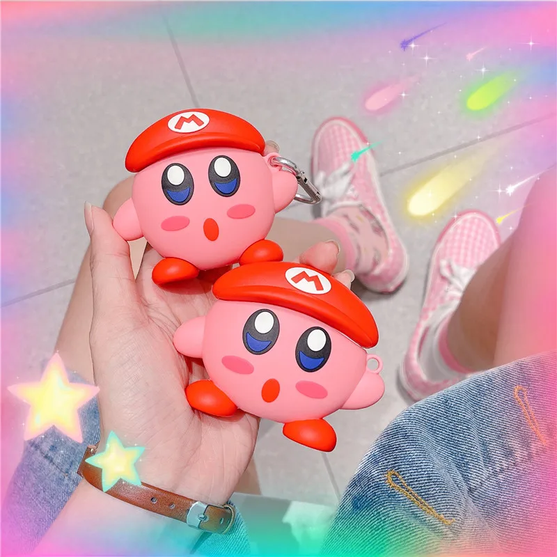 Защитный чехол Star Kirby для Apple Airpods Pro 1 2 3 Симпатичные Мультяшные беспроводные