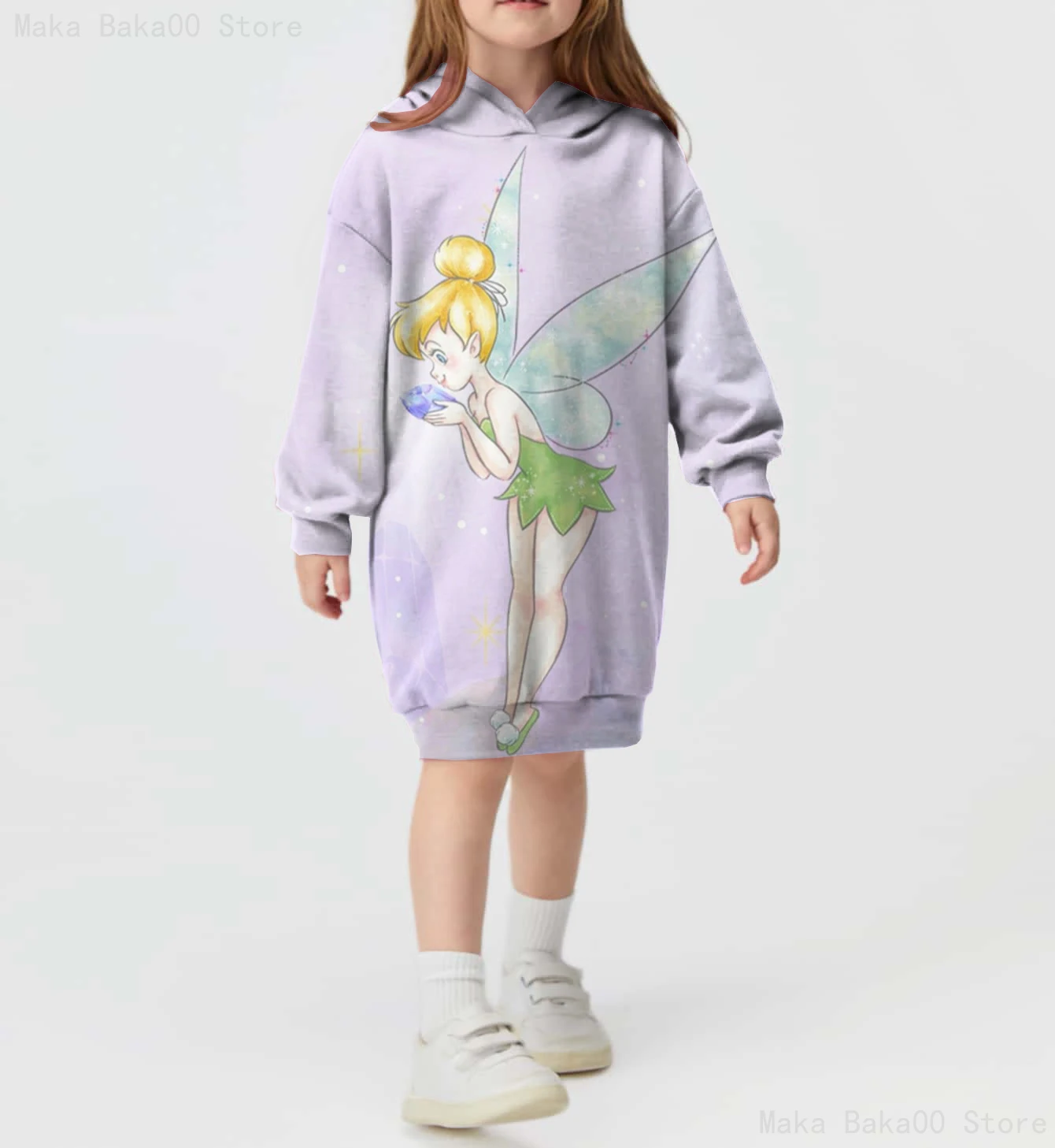 

Платье-свитер с капюшоном и принтом «Волшебное чудо»