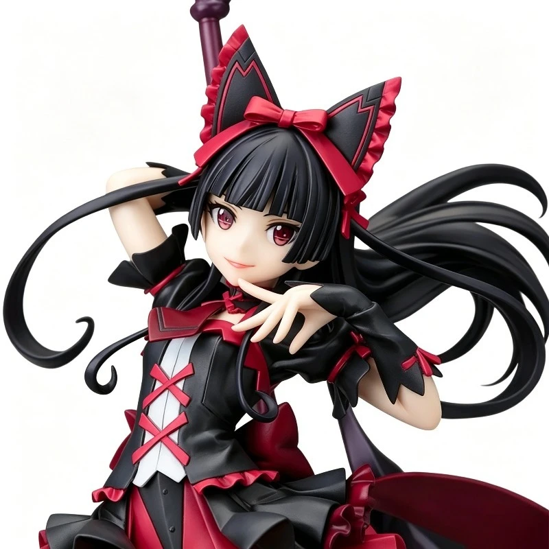 Фото В наличии Оригинальная фигурка Gate Brave Scramble Rory Mercury 29 см из ПВХ, аниме-фигурка, модель, игрушка, коллекционная кукла, подарок. №2