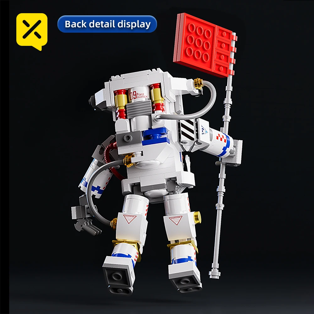 Набор строительных блоков ToylinX Astronaut гибкая модель игрушка Космический человек