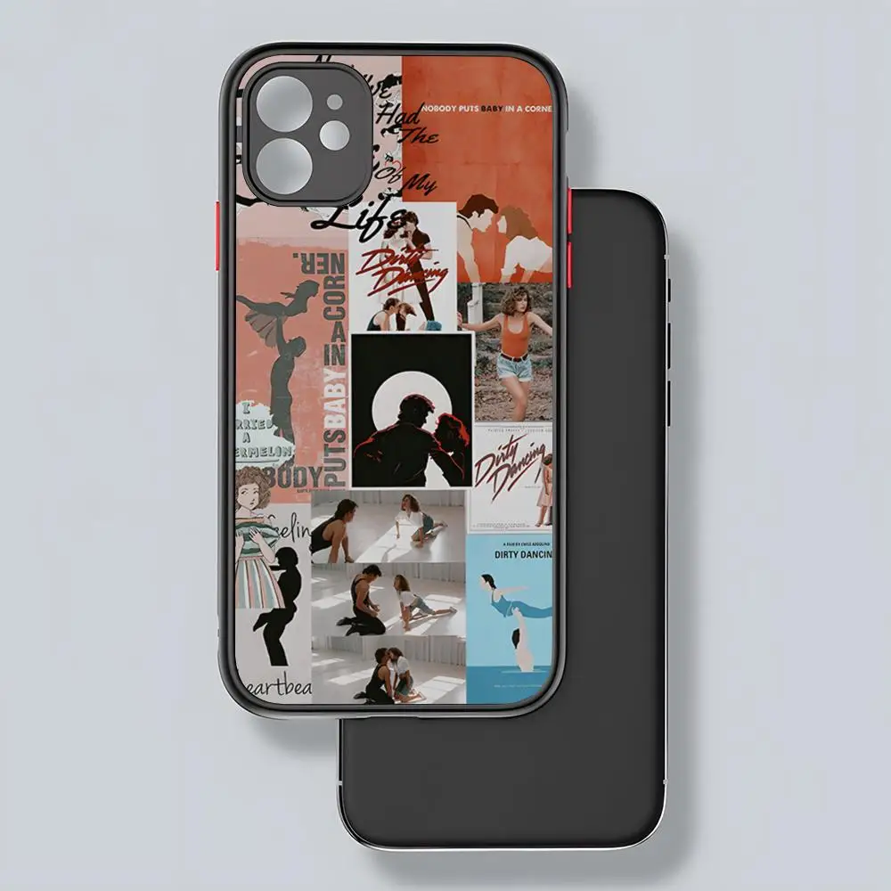 Чехол для телефона в стиле фильма Грязные танцы матовый прозрачный