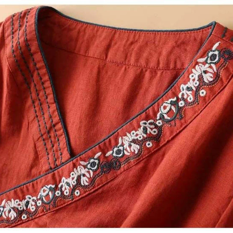 Китайская рубашка Тан Костюм Женская традиционная китайская одежда Ретро Топ с