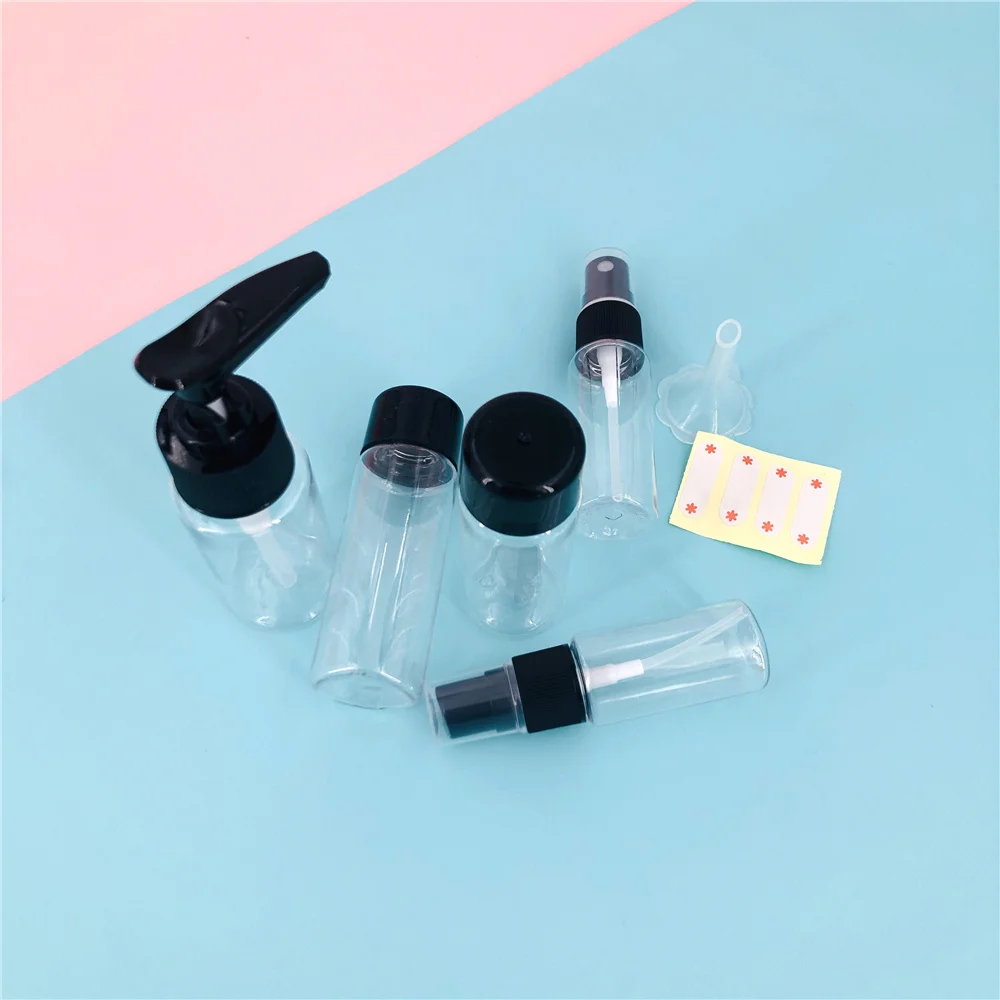 Пустой пластиковый мини-флакон для косметического макияжа 7 шт./компл. - купить по