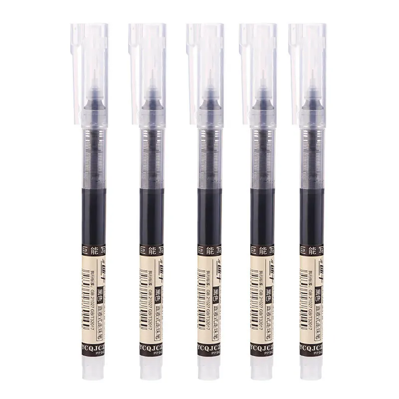 

Гелевая ручка 0,5 мм, черная, пластиковая