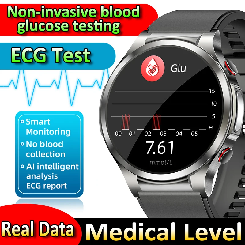 

Смарт-часы NAMOFOTO мужские с измерением глюкозы в крови, 2023 дюйма