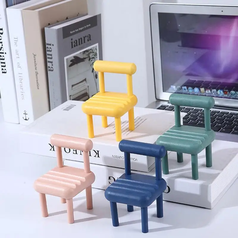 

Portable Mini Mobile Phone Stand Desktop Chair Stand 4 Color Adjustable Macaron Color Stand Foldable Shrink Decoration Decoratio