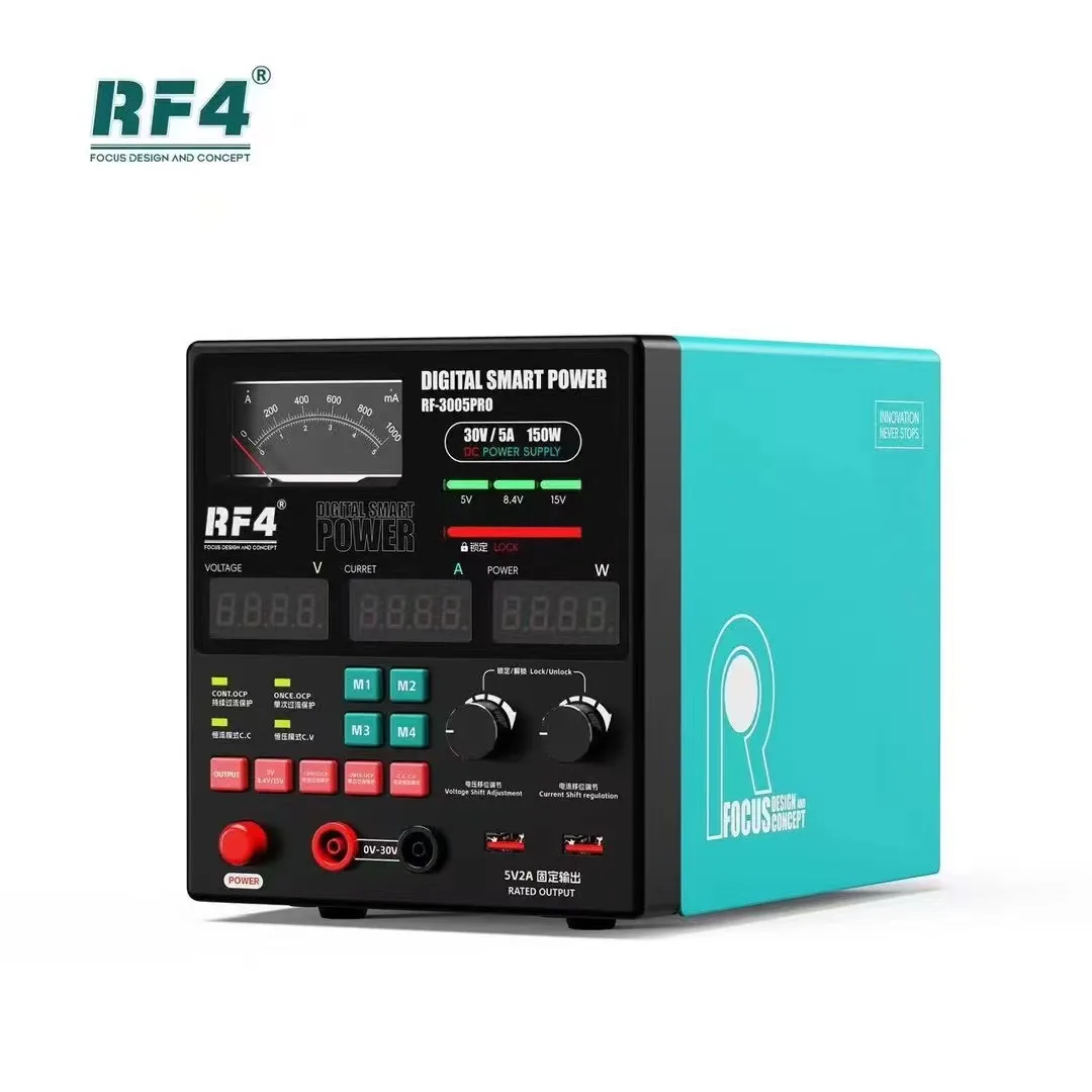 RF4 RF-3005Pro Источник питания постоянного тока 30 В/5 А Механический измеритель с