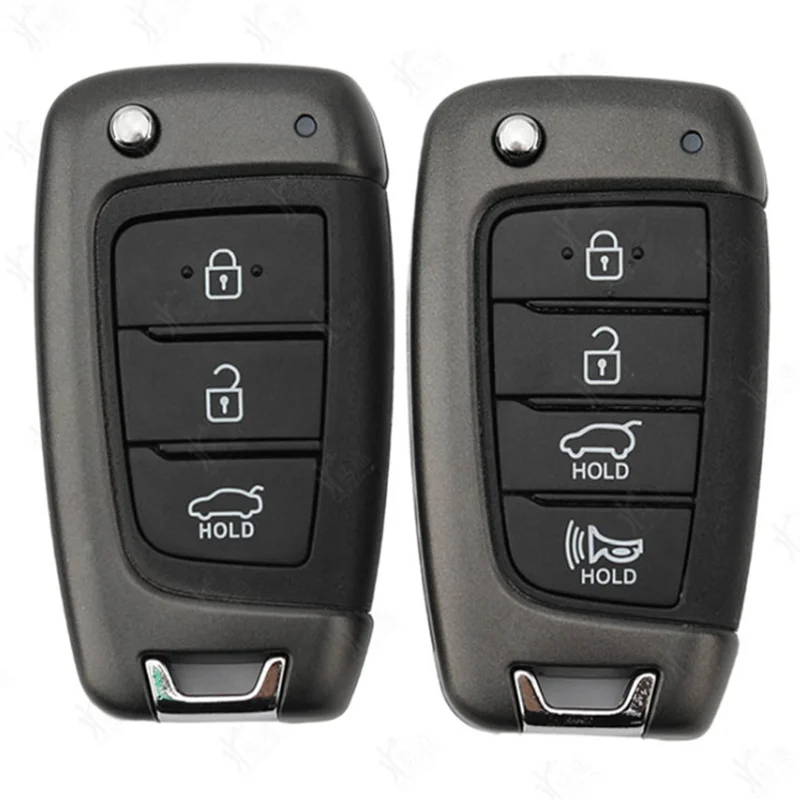 

Складной умный пульт дистанционного управления DAKATU с 3/4 кнопками, брелок для автомобильного ключа для HYUNDAI Tucson Elantra Accent Solaris Kona Verna 2018-2022