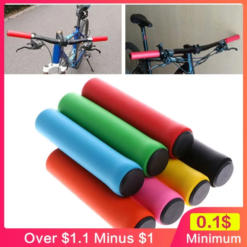 

Силиконовые велосипедные ручки, противоскользящая часть для горного велосипеда, мягкие манжеты для горного велосипеда, крепкая Поддержка Руля горного велосипеда