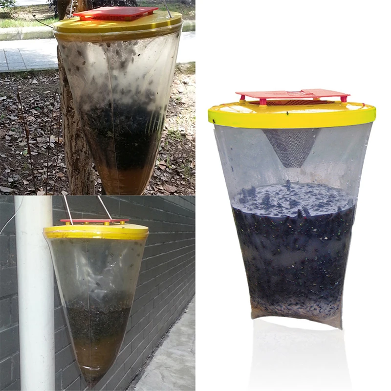 

Flies Be Gone Non Toxic Fly Trap Flies Away For Home Mosquito Pest Traps