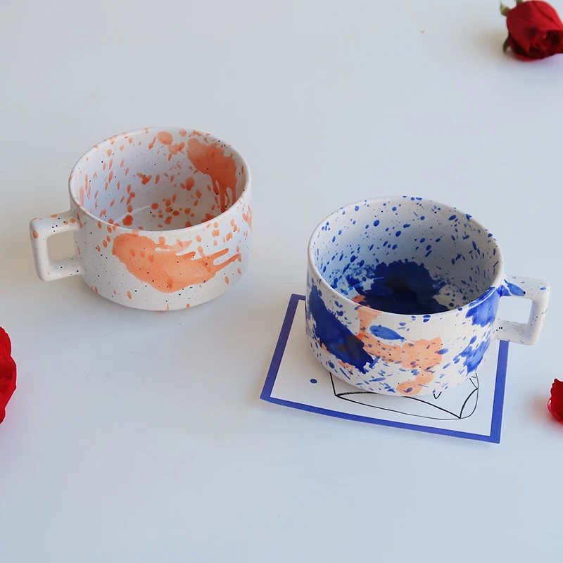 

Christmas Coffee Cup Travel Breakfast Gift Friends Personalized Coffee Espresso Cups Drinks Xicaras Para Cafe Ceramic Drinkware