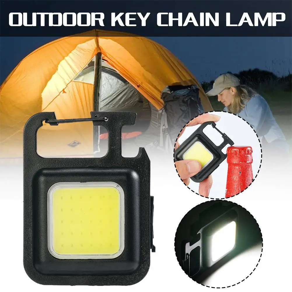 

Mini Flashlight Keychain Portable Pocket Flashligh Waterproof USB Rechargeable For Outdoor Camping Fishing Small Light Corkscrew