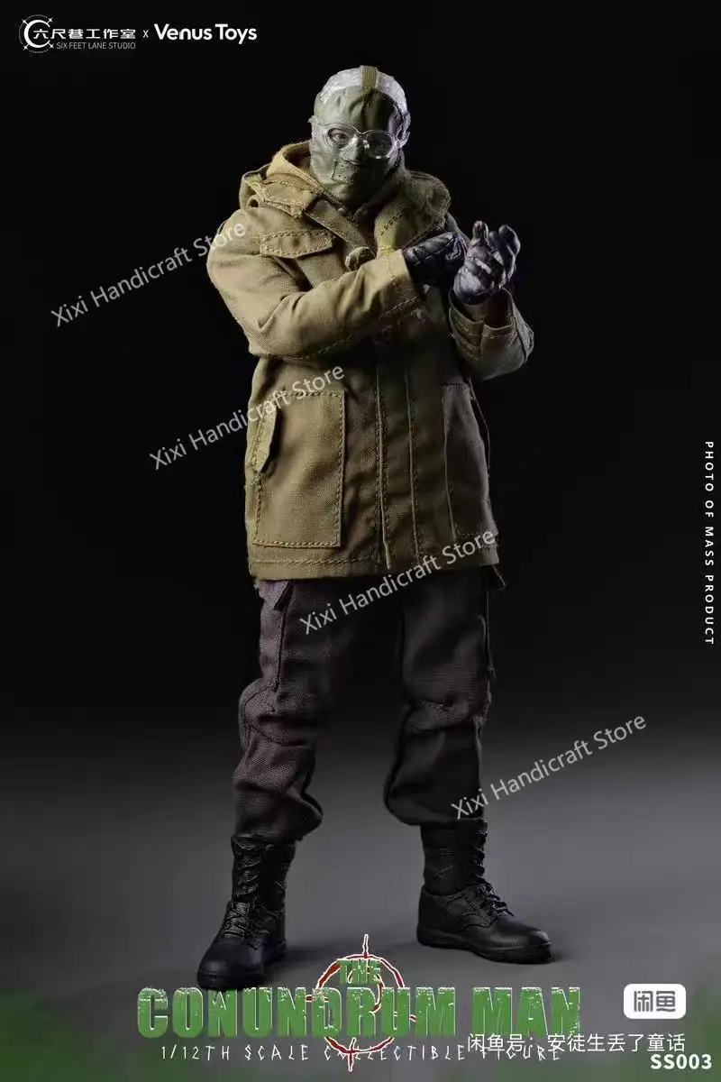 Фото В наличии: Оригинальная коллекционная фигурка Venus Toy SS003 Riddler, масштаб 1/12, 6 дюймов, полностью подвижная, коллекционная модель, игрушка, подарок. №4