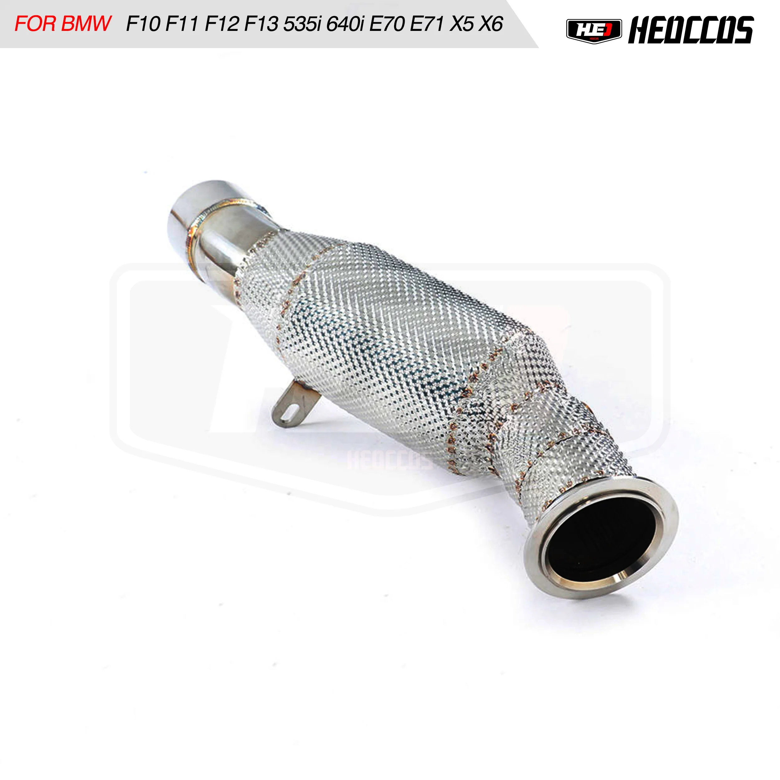 Выхлопная труба из нержавеющей стали HEO 304 для BMW F07 F10 F11 F12 F13 535i 640i E70 E71 X5 X6 с