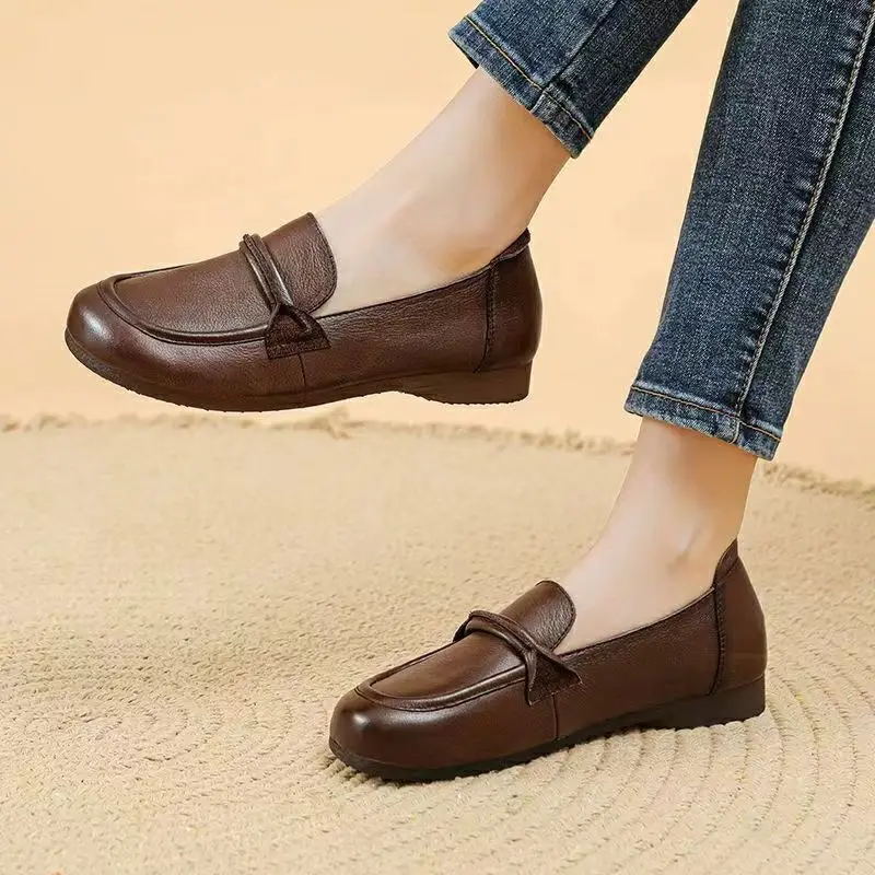 Flats Casual Women's Loafers Medical Shoes for 2023 Barefoot Comfortable Moccasin Woman Soft Sandals Spring Summer Free Shipping