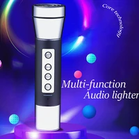 brand new creative gift multifunctional lighter bluetooth split audio eight function cigarette lighters outdoor tools