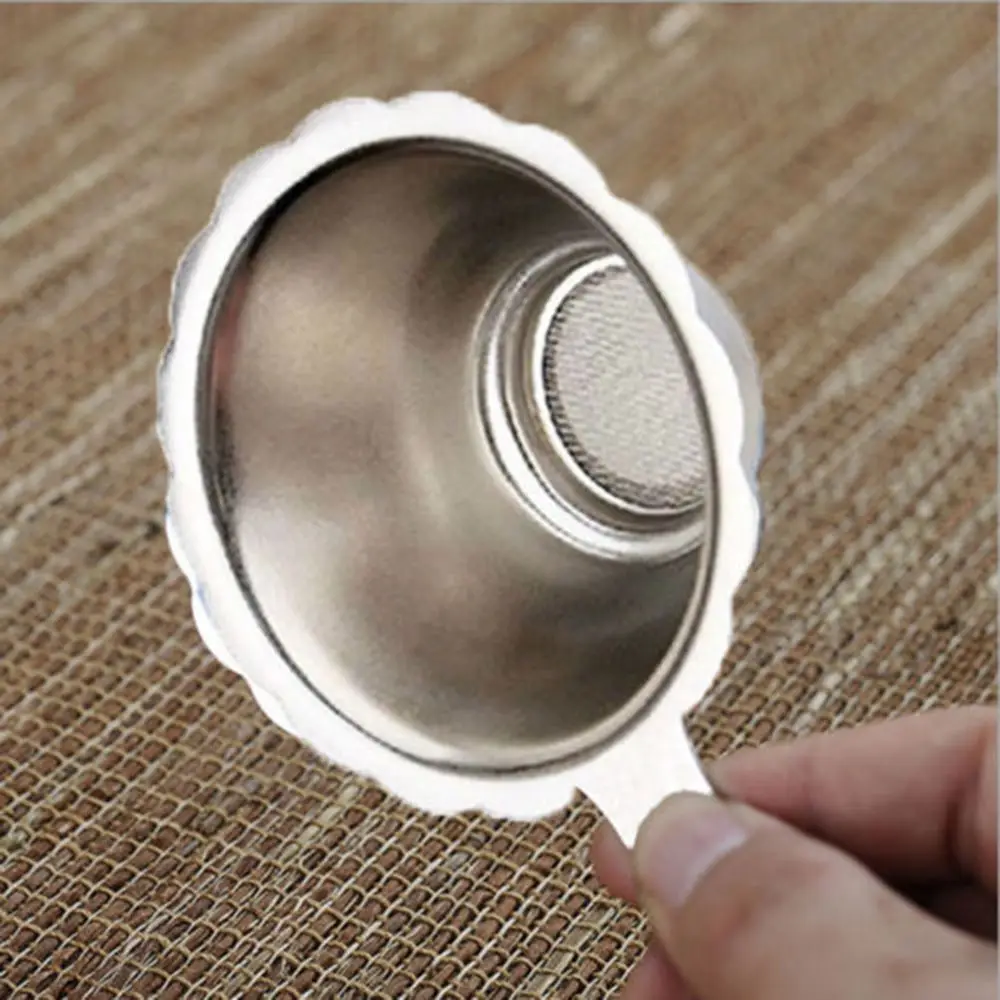 Сетчатый фильтр для дома и гостиной серебристый сито из нержавеющей стали чайная