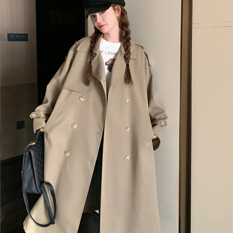 Johnature 2024 модная универсальная осенняя одежда новый повседневный Тренч средней