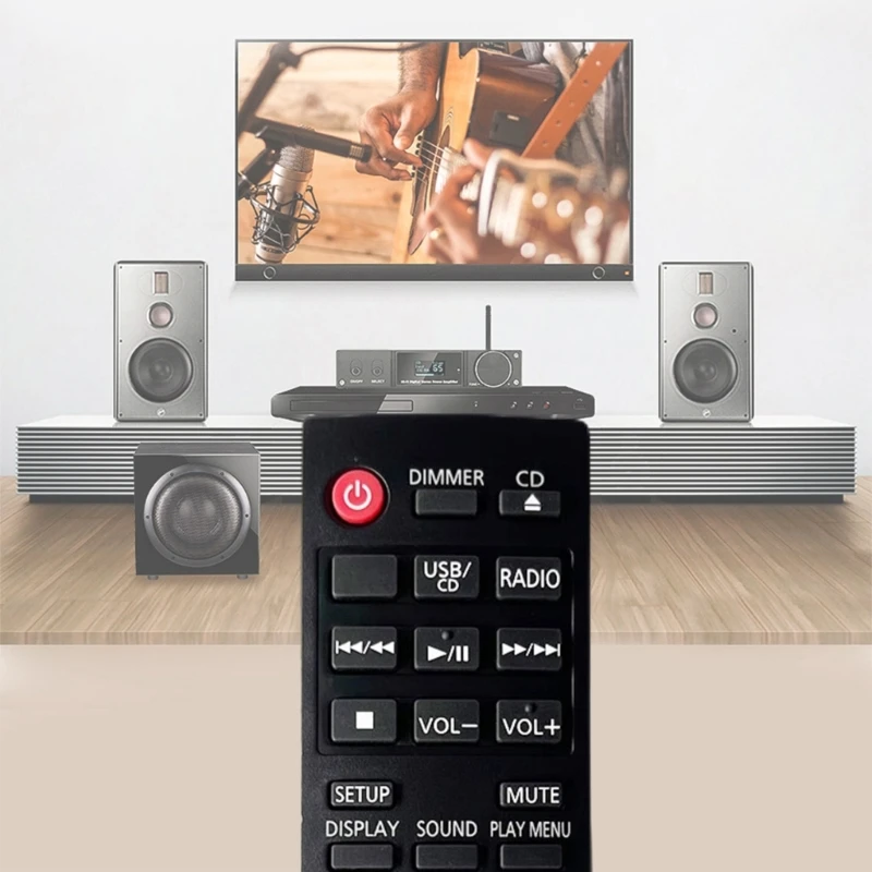 Remote Control Replaced for SYSTEM N2QAYB000984 Soundbar Remote Control Long Operation Distance Remote for Family Use