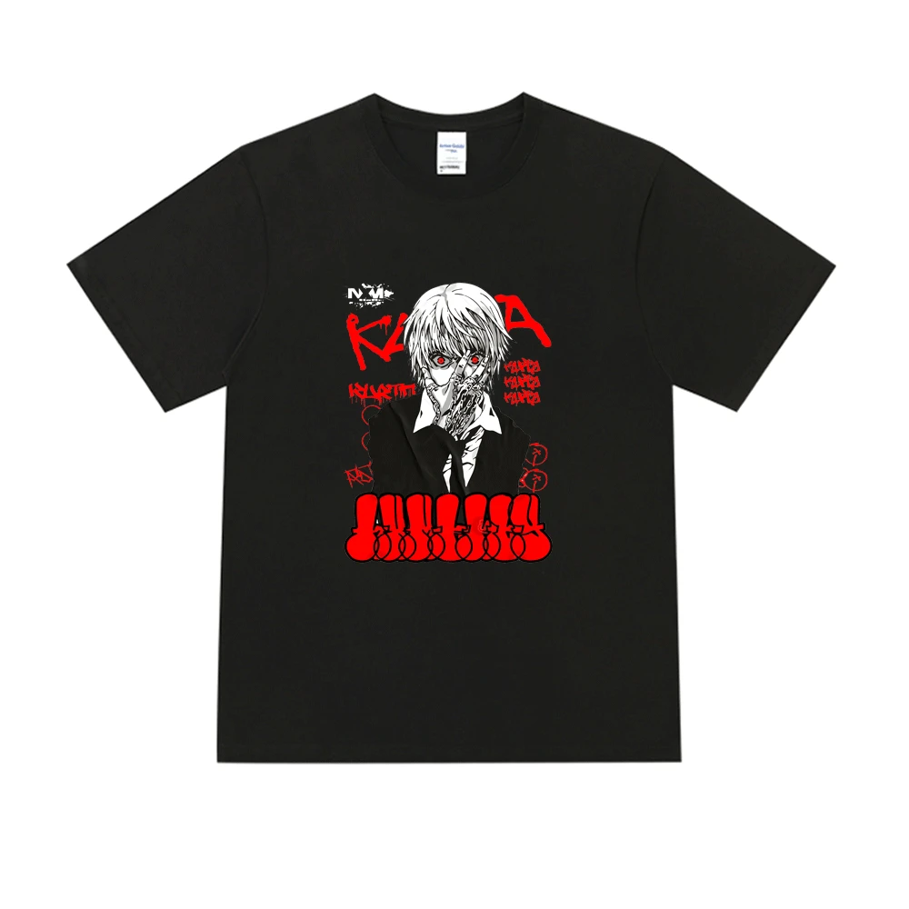

Hot Hunter X Hunter Anime Print T-shirt for Men Women Killua Zoldyck Street Hip-hop Cotton Short Sleeve Tee Shirt Loose T Shirt