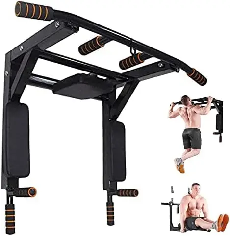 

Pull Up Bar with Heavy Duty Multi Grip for Pull-up Chin-up Multifunctional Chin Up Bar Ideal for Home Gym Fitness and Workouts C