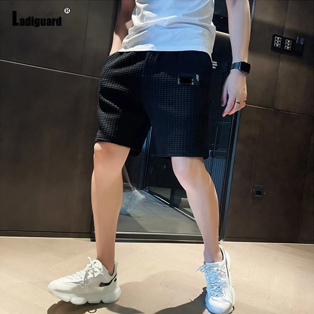 Large Size 3xl Men Elegant Stand Pocket Shorts Sexy Elastic Waist Half Pants 2022 Kpop Style Casual Shorts Male Summer Hotpants