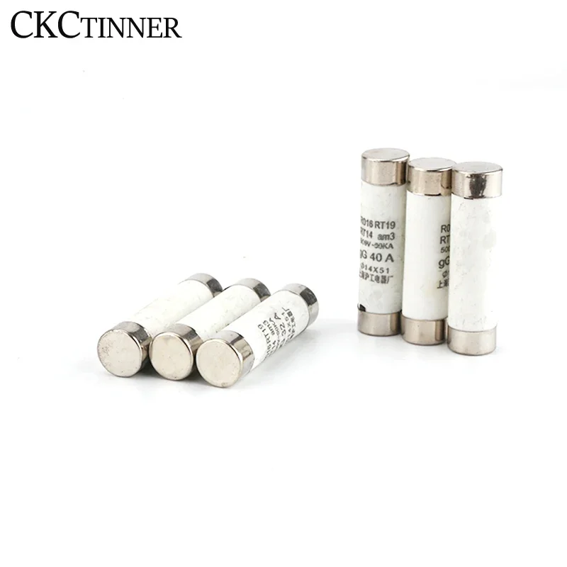 5 шт. керамические плавкие предохранители 14*51 мм (RO16) 22*58 (RO17)