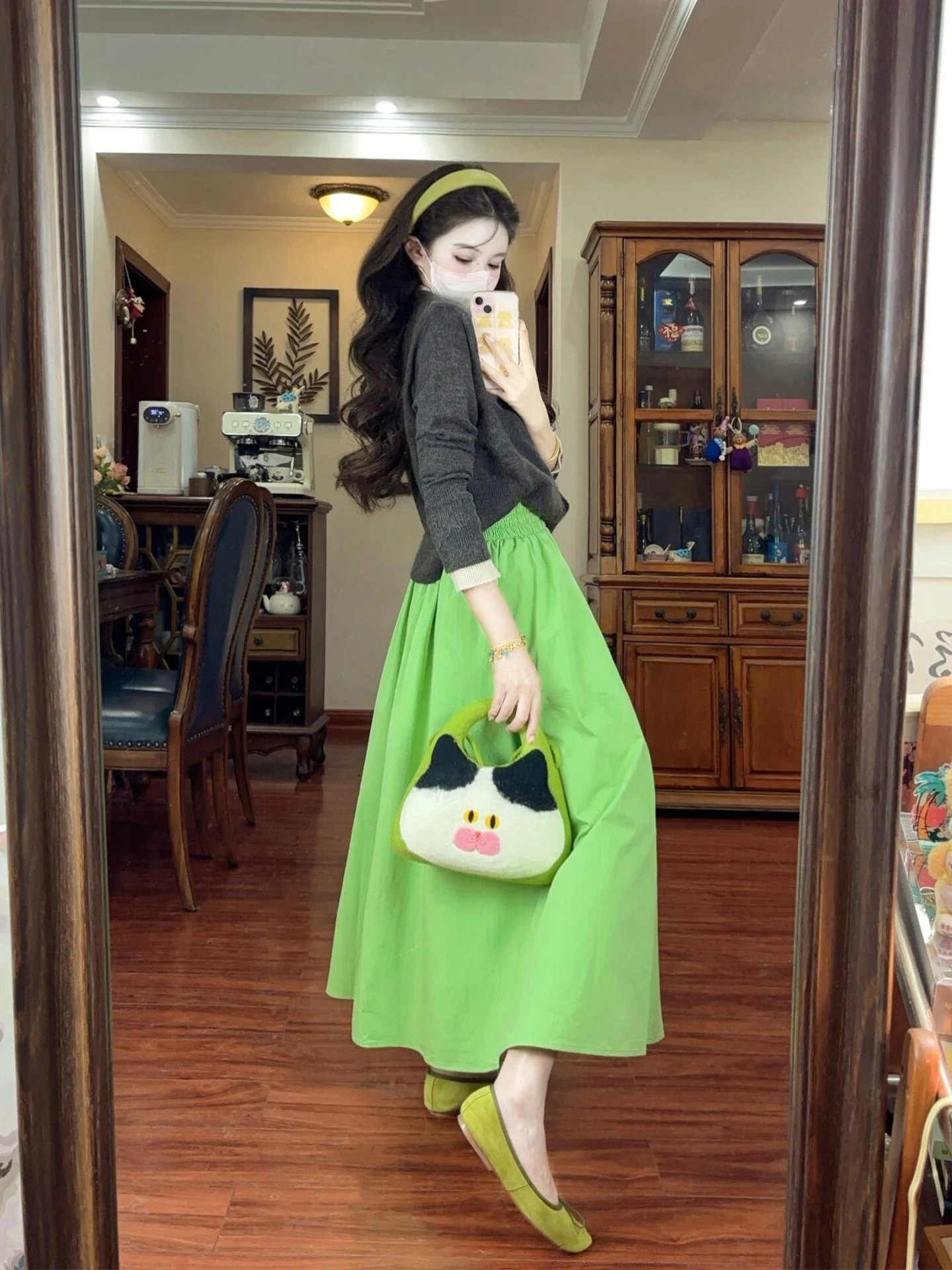 Ранняя осень уменьшение возраста полный комплект одежды дофамин нежный