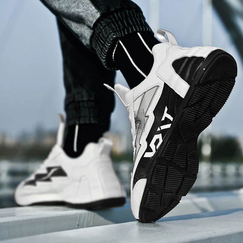 Microfiber breathable sneakers Basketball shoes men's shoes