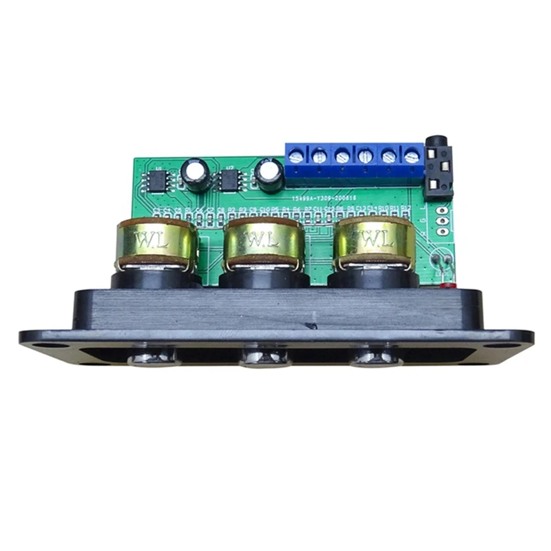 

3X Digital Power Amplifier Board Stereo Amp NS4110B Sound Amplifier 2X20W HIFI Amplificador Treble Bass Tone With Panel