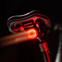 leadbike bicycle rear light smart auto brake sensing tail light led charging waterproof ipx6 cycling taillight bike accessorie