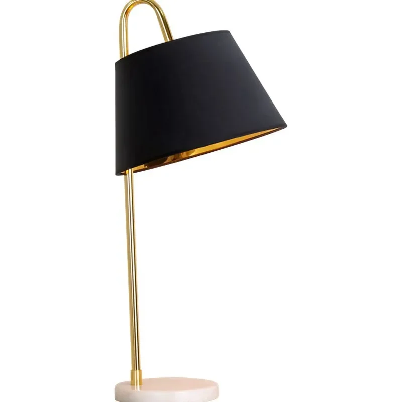 Креативная настольная лампа современный тканевый абажур настольные лампы