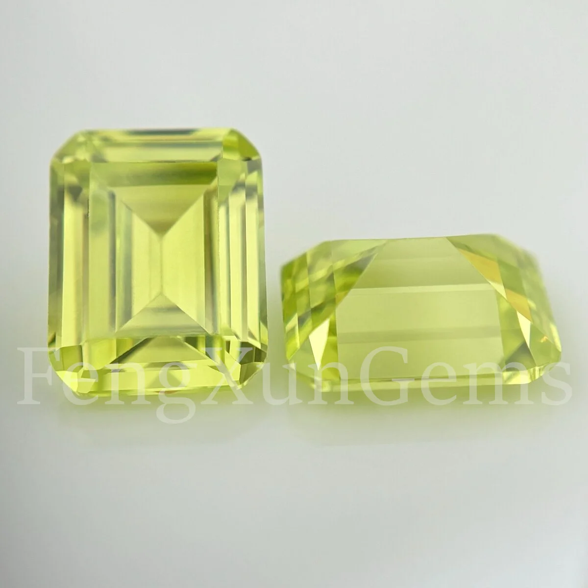 5/10pcs 3X5~13x18mm Octangle shape Emerald Cut Blue Green Coffee Cubic Zirconia Loose CZ Beads For Jewelry Earrings Bracelet DIY