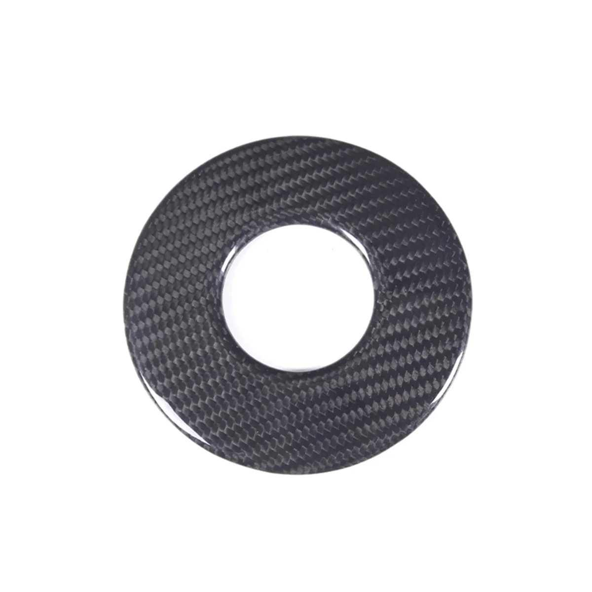 

For Toyota 86 GT86 2012-2020 Dry Carbon Fiber Car Steering Wheel Central Decorative Cover Trim Accessories, Balck