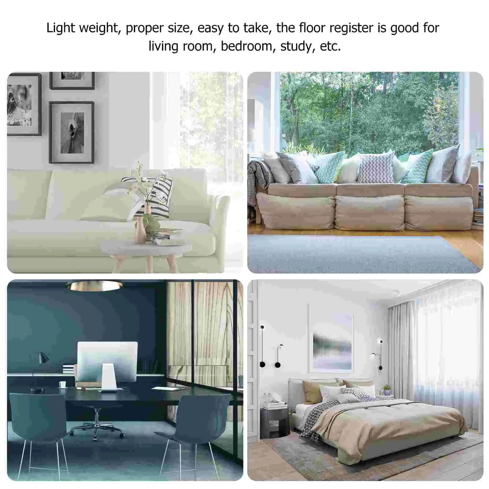 4-шт. Напольные вентиляционные фильтры для домашнего сетчатого