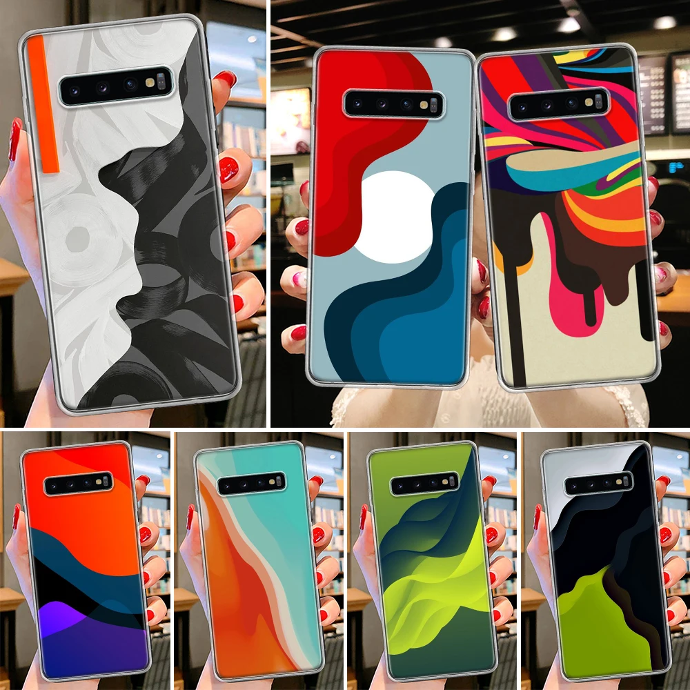 

Colored Phone Case for Samsung Galaxy S23 S22 S21 Ultra S20 FE S10 S9 + S8 Plus S7 Edge S10E Cover Fundas Shell