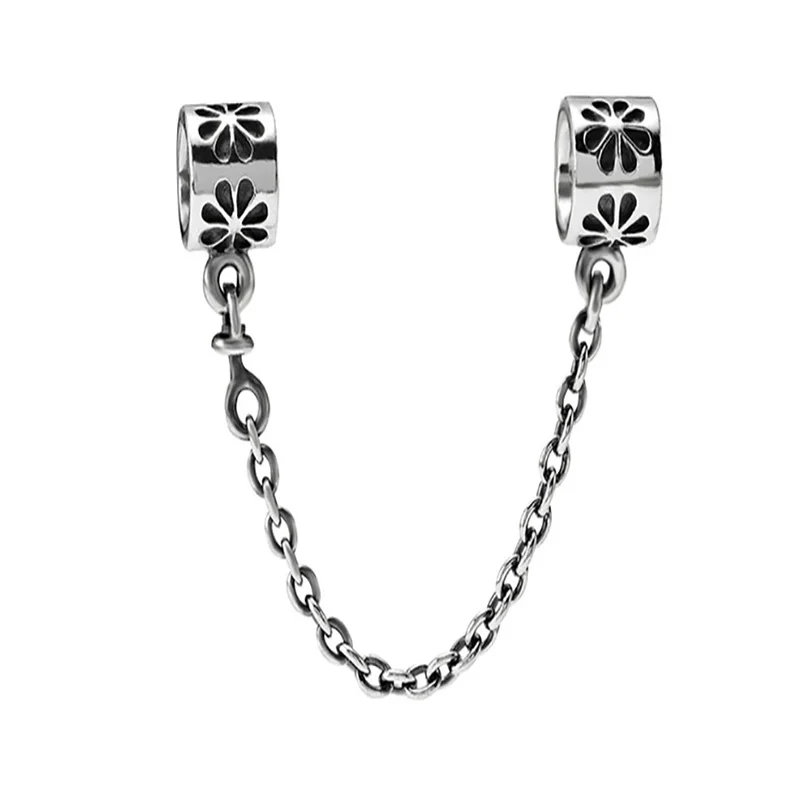 

Женская цепочка из серебра 925 пробы с бусинами