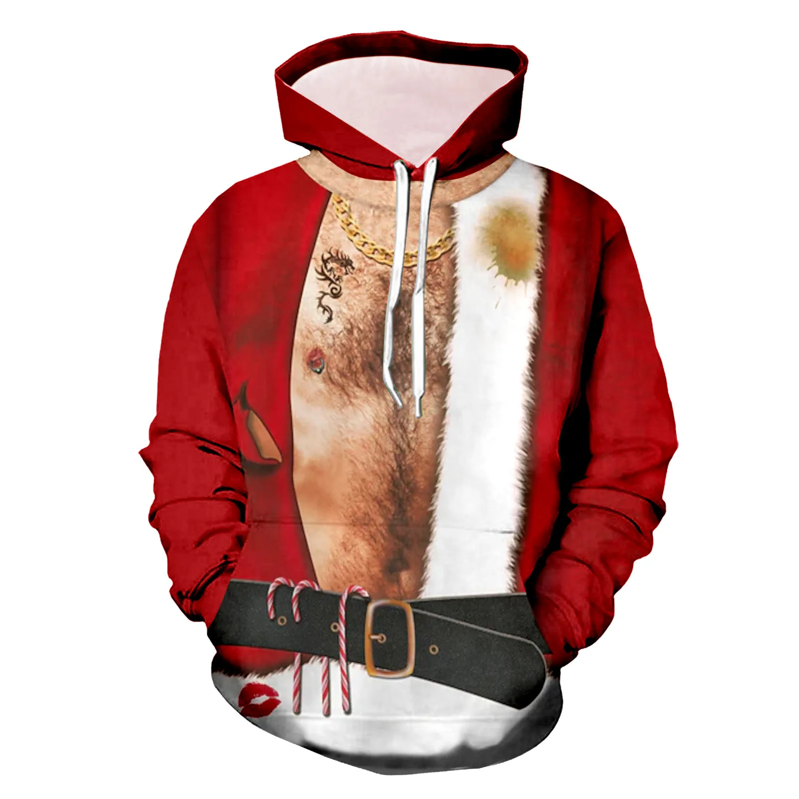 

Women Christmas Funny Printed Pocket Hooded Pullover Tops Hooded Shirt Ropa De Mujer Winter Clothes Hoodie New Sweatshirt