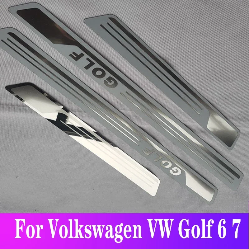 Защитные пороги для дверей автомобиля VolkswagenVW Golf 6 7 защитная пластина накладка
