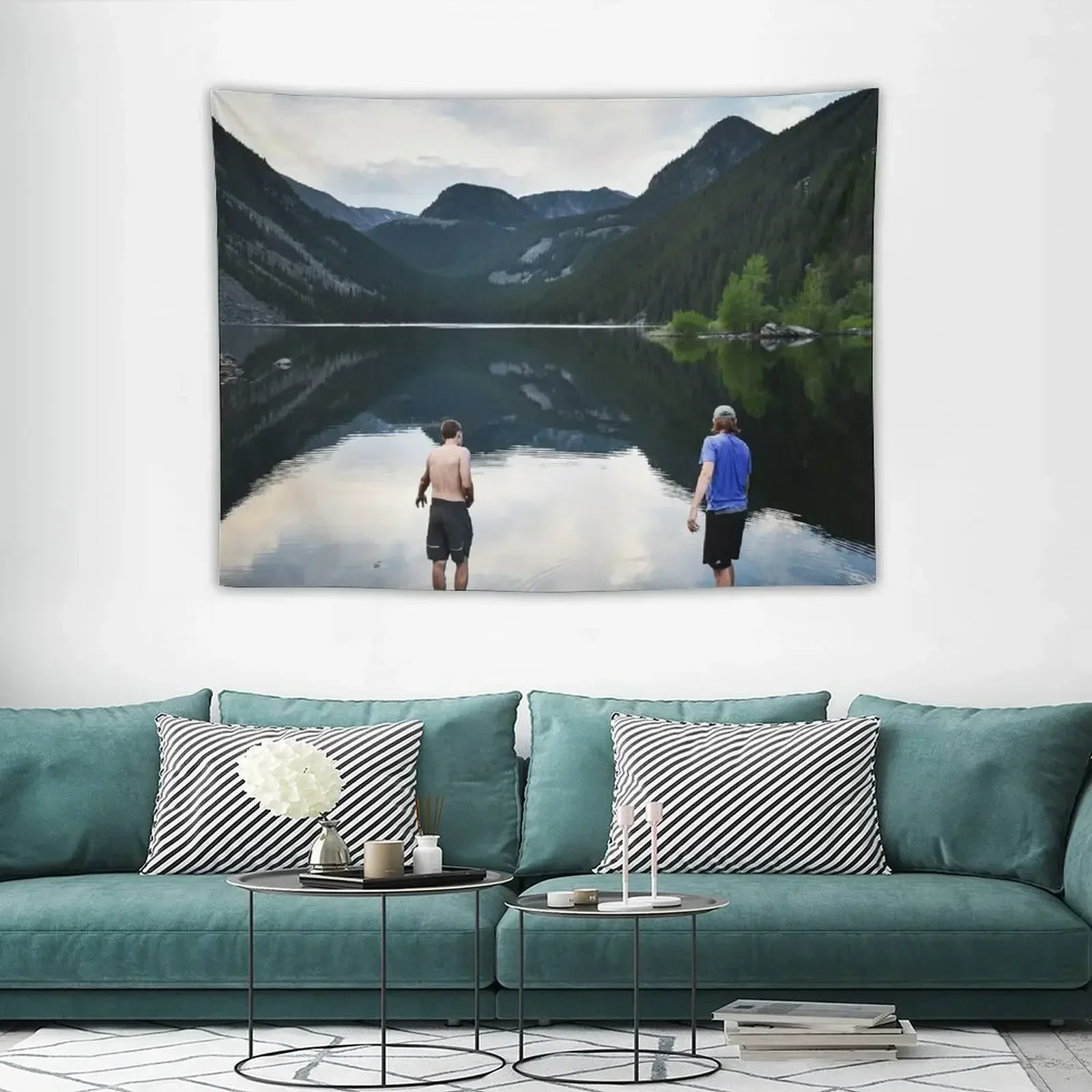 Гобелен с лавовым озером для декора спальни домашний гобелен