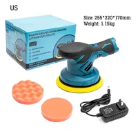 12V Cordless Car Polisher Wireless Charging Lithium Battery Polisher Car Beauty Waxing Auto Paint Care Furniture Polishing
