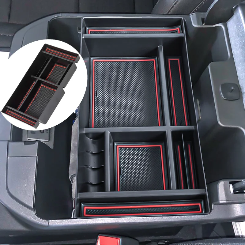 

For Chevy Silverado/GMC Sierra 2500/3500HD 2020 2021 2022 2023 Accessories Organizer Bracket Tray Container Stowing Glove Box