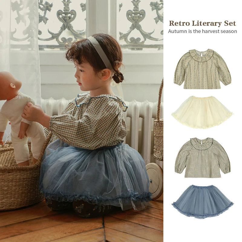 

Spring Autumn Baby Girls Clothes Cotton Girl Clothing Sets Long-Sleeved Sweatshirts+Pants Mother Kids 2pcs Suit Outfits