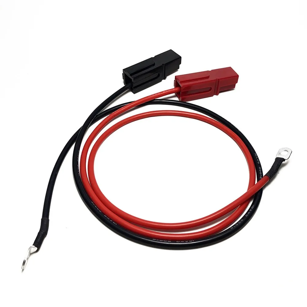 

Electric Bicycle Lithium Battery Controller Silicone Power Cord 10AWG High Temperature Resistant O-shaped Terminal Power Cable