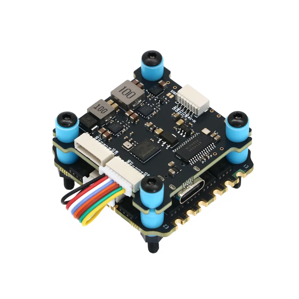 Фото SoloGood F722 60A Stack ICM42688P FC + BLHELI_S 60A 4in1 ESC 30,5X30,5 мм 2-6S RC FPV Запчасти для дрона для фристайла №2