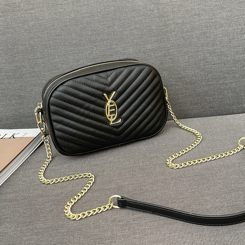 

2022Embroidery Thread Small PU Leather Crossbody Bags For Women Trend Hand Bag Female Causal Branded Shoulder Handbags